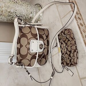 ππ COACH 70th ANNIVERSARY Shoulder Bag & Matching Wristlet Wallet ππ